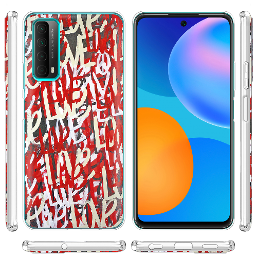 Чехол BoxFace Huawei P Smart 2021 Love Graffiti