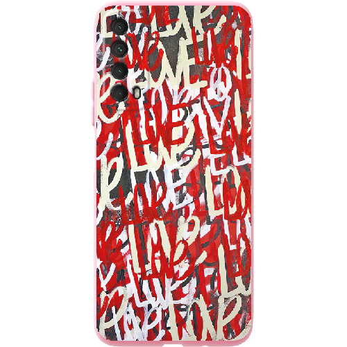 Чехол BoxFace Huawei P Smart 2021 Love Graffiti