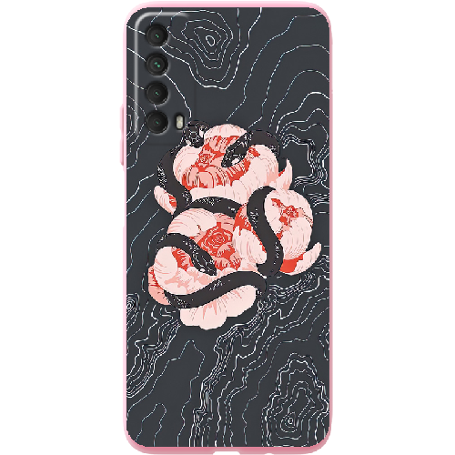 Чехол BoxFace Huawei P Smart 2021 Snake Rose