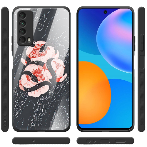 Чехол BoxFace Huawei P Smart 2021 Snake Rose