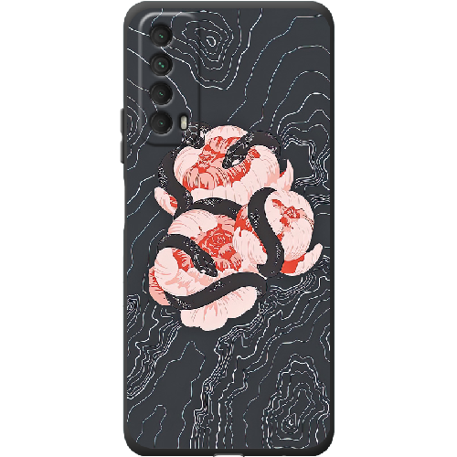 Чехол BoxFace Huawei P Smart 2021 Snake Rose