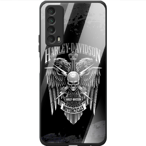 Чехол BoxFace Huawei P Smart 2021 Harley Davidson skull and eagles