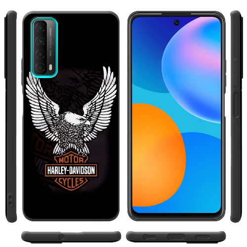 Чехол BoxFace Huawei P Smart 2021 Harley Davidson and eagle