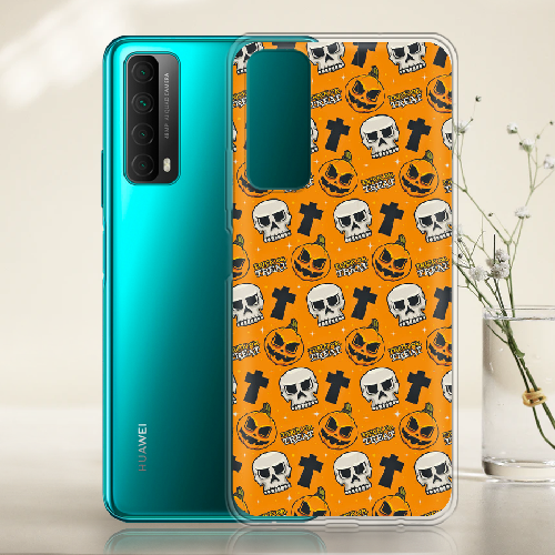 Чехол BoxFace Huawei P Smart 2021 Хэллоуин Кошелек или жизнь