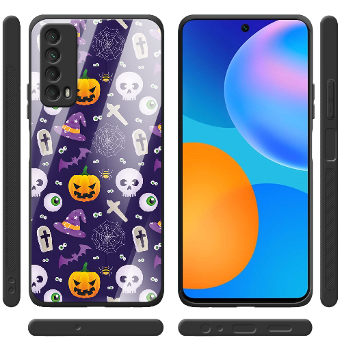 Чехол BoxFace Huawei P Smart 2021 Halloween Purple Mood