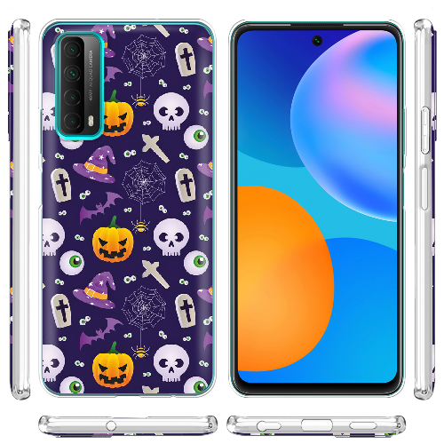 Чехол BoxFace Huawei P Smart 2021 Halloween Purple Mood