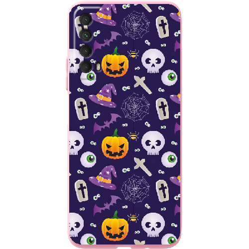 Чехол BoxFace Huawei P Smart 2021 Halloween Purple Mood