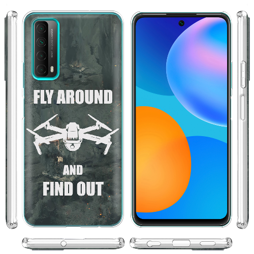 Чехол BoxFace Huawei P Smart 2021 Дрон Fly Around