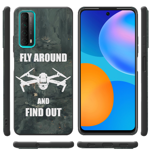 Чехол BoxFace Huawei P Smart 2021 Дрон Fly Around