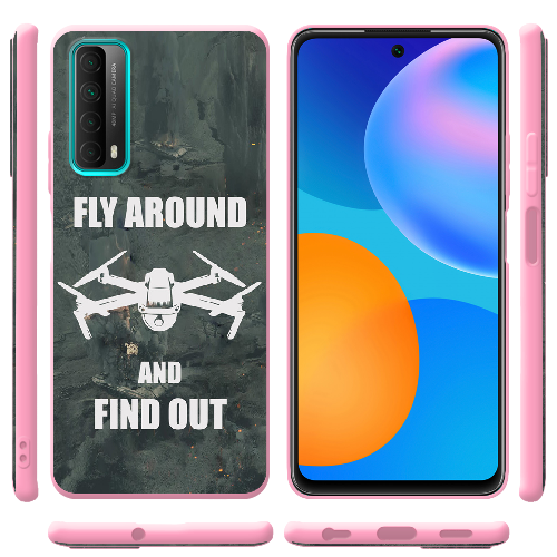 Чехол BoxFace Huawei P Smart 2021 Дрон Fly Around