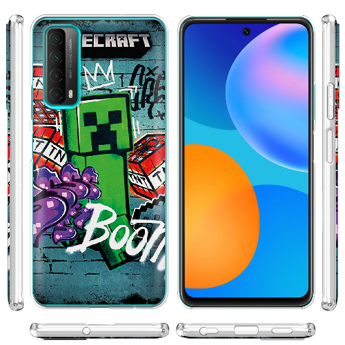 Чехол BoxFace Huawei P Smart 2021 Minecraft Graffiti