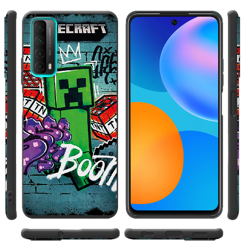 Чехол BoxFace Huawei P Smart 2021 Minecraft Graffiti