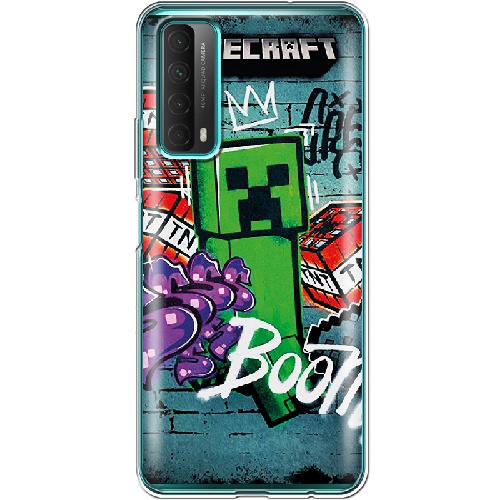 Чехол BoxFace Huawei P Smart 2021 Minecraft Graffiti