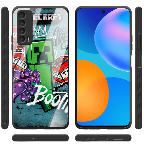 Чехол BoxFace Huawei P Smart 2021 Minecraft Graffiti