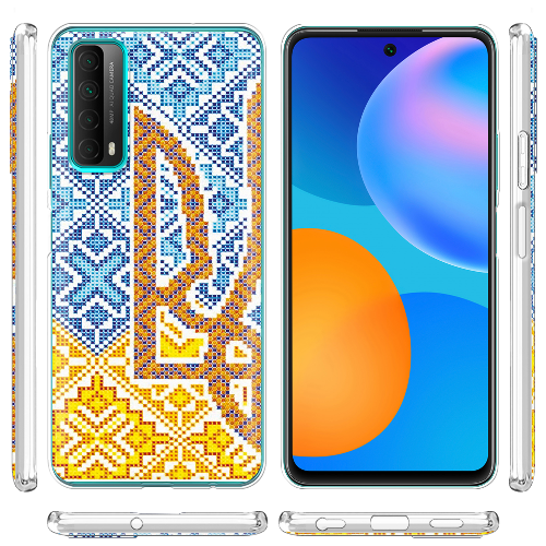 Чехол BoxFace Huawei P Smart 2021 Тризуб Вишивка