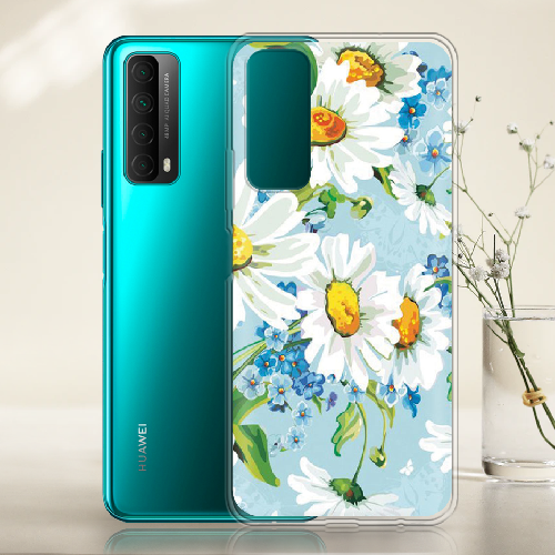 Чехол BoxFace Huawei P Smart 2021 букет ромашек