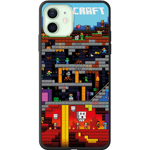 Чехол BoxFace iPhone 12 Minecraft Lode Runner