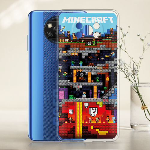 Чехол BoxFace Poco X3 Minecraft Lode Runner