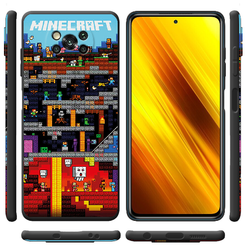 Чехол BoxFace Poco X3 Minecraft Lode Runner