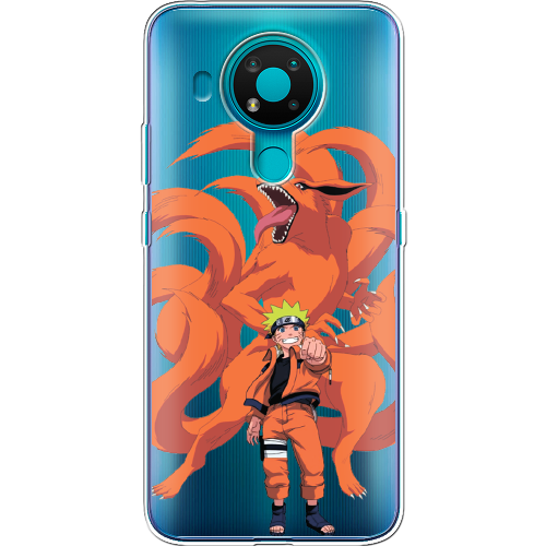 Чехол Boxface Nokia 3.4 Naruto and Kurama