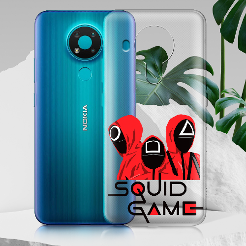 Чехол Boxface Nokia 3.4 siquid game люди в красном