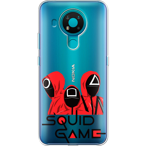 Чехол Boxface Nokia 3.4 siquid game люди в красном