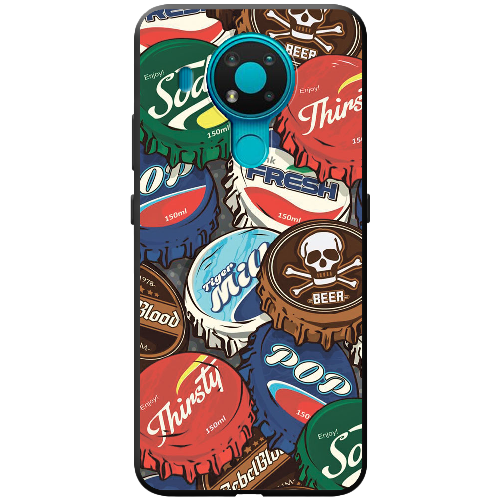 Чехол Boxface Nokia 3.4 Drink Lids