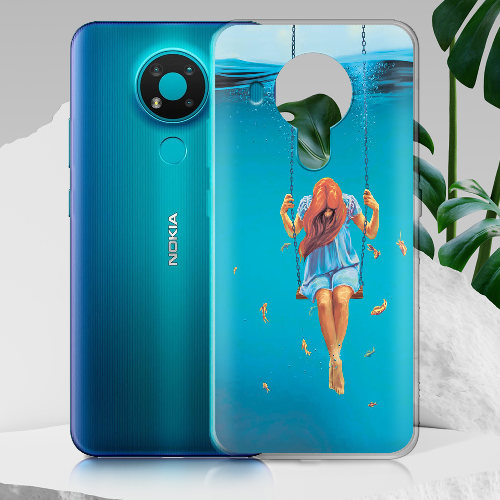 Чехол Boxface Nokia 3.4 Girl In The Sea