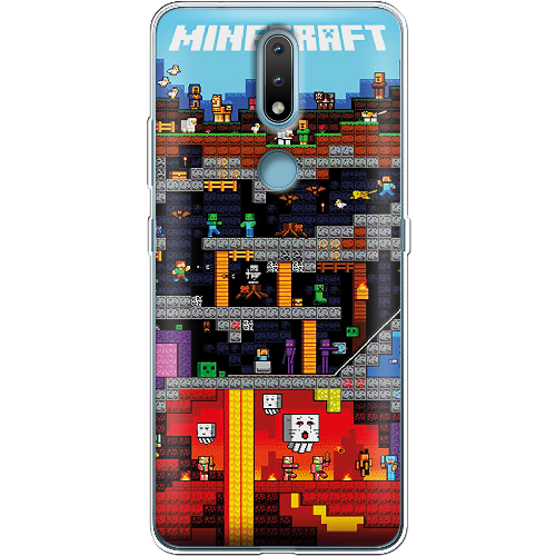 Чехол Boxface Nokia 2.4 Minecraft Lode Runner