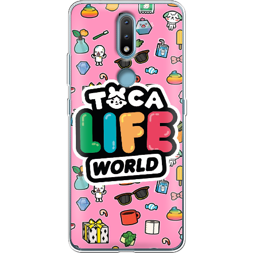 Чехол Boxface Nokia 2.4 Toca Boca Life World
