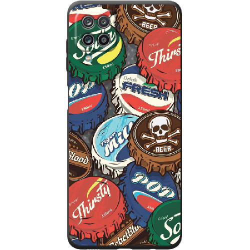 Чехол BoxFace Samsung A125 Galaxy A12 Drink Lids