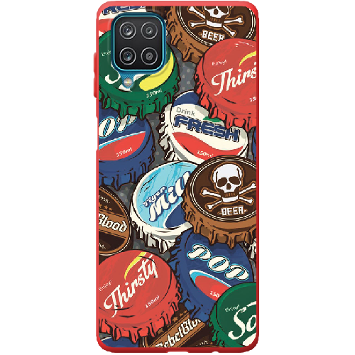 Чехол BoxFace Samsung A125 Galaxy A12 Drink Lids