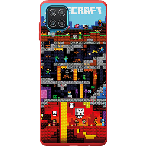 Чехол BoxFace Samsung A125 Galaxy A12 Minecraft Lode Runner