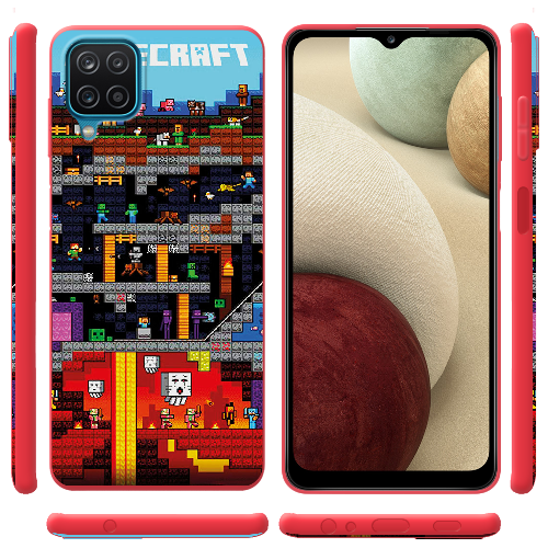 Чехол BoxFace Samsung A125 Galaxy A12 Minecraft Lode Runner