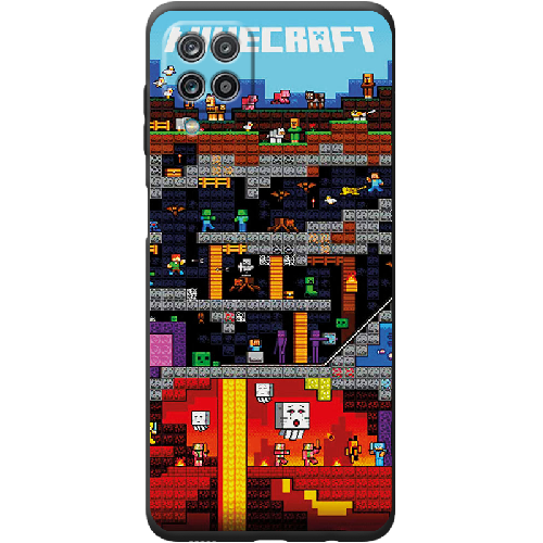 Чехол BoxFace Samsung A125 Galaxy A12 Minecraft Lode Runner