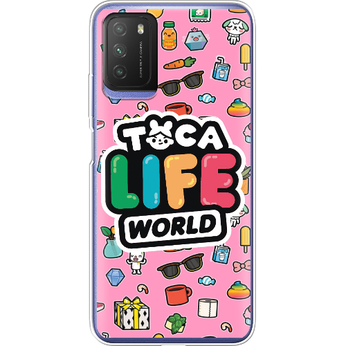 Чехол BoxFace Poco M3 Toca Boca Life World