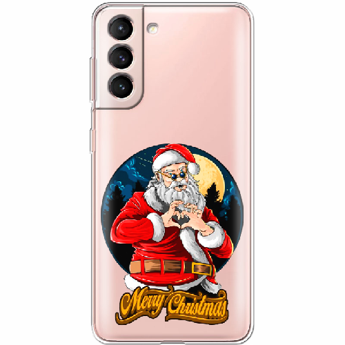 Чехол BoxFace Samsung G991 Galaxy S21 Cool Santa and heart