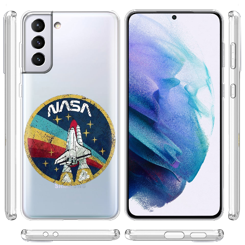 Чехол BoxFace Samsung G991 Galaxy S21 Space Shuttle NASA