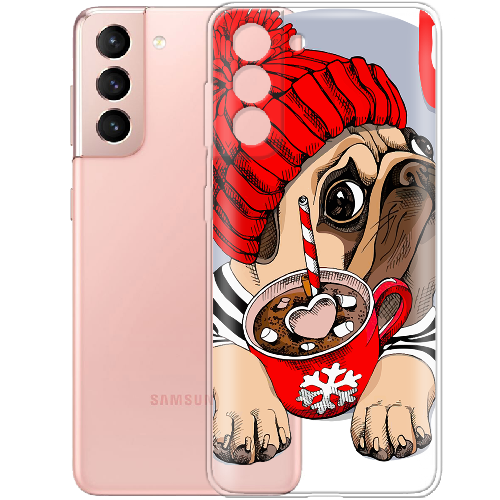 Чехол BoxFace Samsung G991 Galaxy S21 Winter Puggy