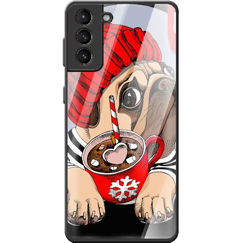 Чехол BoxFace Samsung G991 Galaxy S21 Winter Puggy