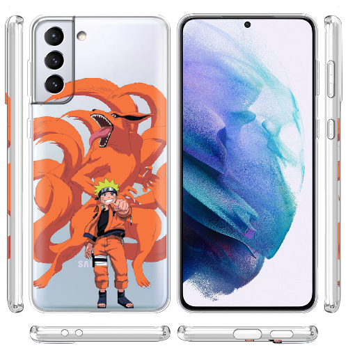 Чехол BoxFace Samsung G991 Galaxy S21 Naruto and Kurama