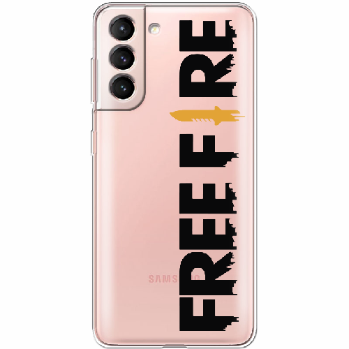 Чехол BoxFace Samsung G991 Galaxy S21 Черный Free Fire