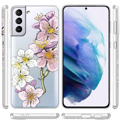 Чехол BoxFace Samsung G991 Galaxy S21 Cherry Blossom