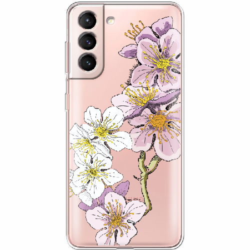 Чехол BoxFace Samsung G991 Galaxy S21 Cherry Blossom