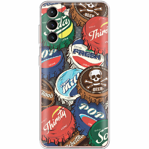 Чехол BoxFace Samsung G991 Galaxy S21 Drink Lids