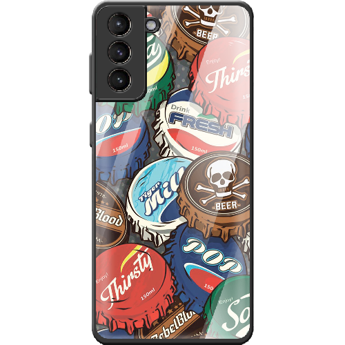 Чехол BoxFace Samsung G991 Galaxy S21 Drink Lids