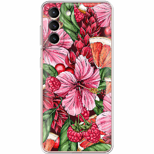 Чехол BoxFace Samsung G991 Galaxy S21 Tropical Flowers