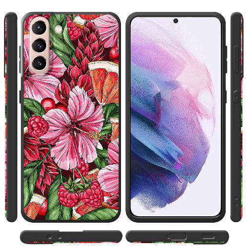 Чехол BoxFace Samsung G991 Galaxy S21 Tropical Flowers