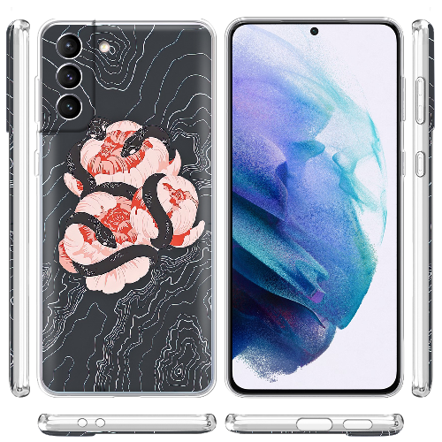 Чехол BoxFace Samsung G991 Galaxy S21 Snake Rose