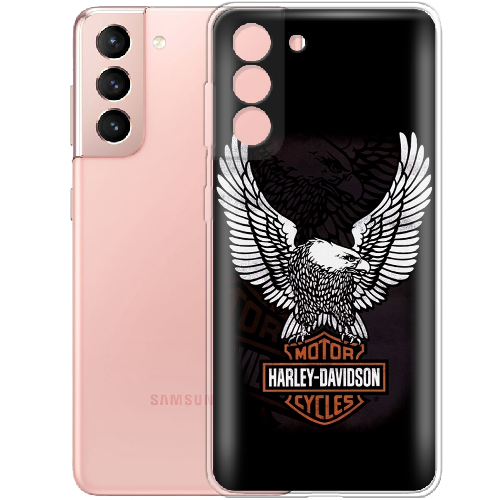 Чехол BoxFace Samsung G991 Galaxy S21 Harley Davidson and eagle